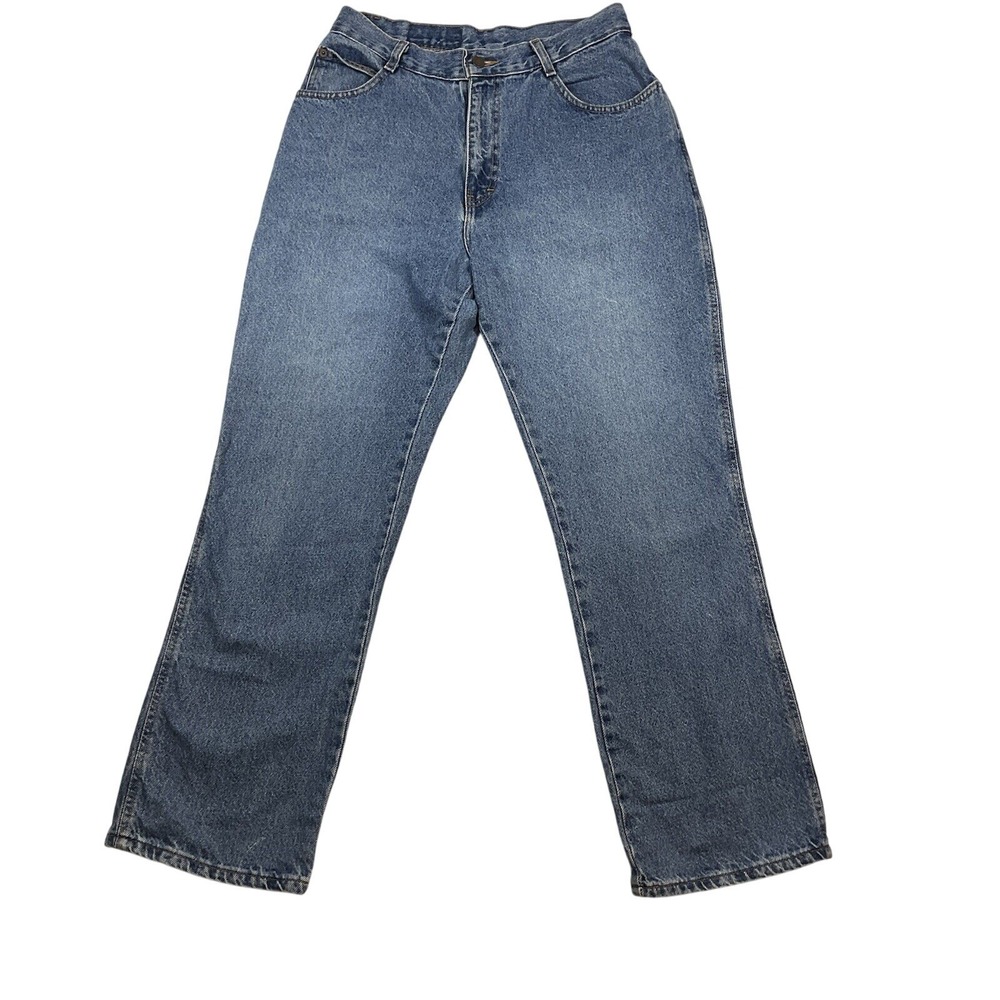 Gitano Women Jeans Blue Denim 14 Vintage 90s High Waisted Mom Jeans Straight Leg